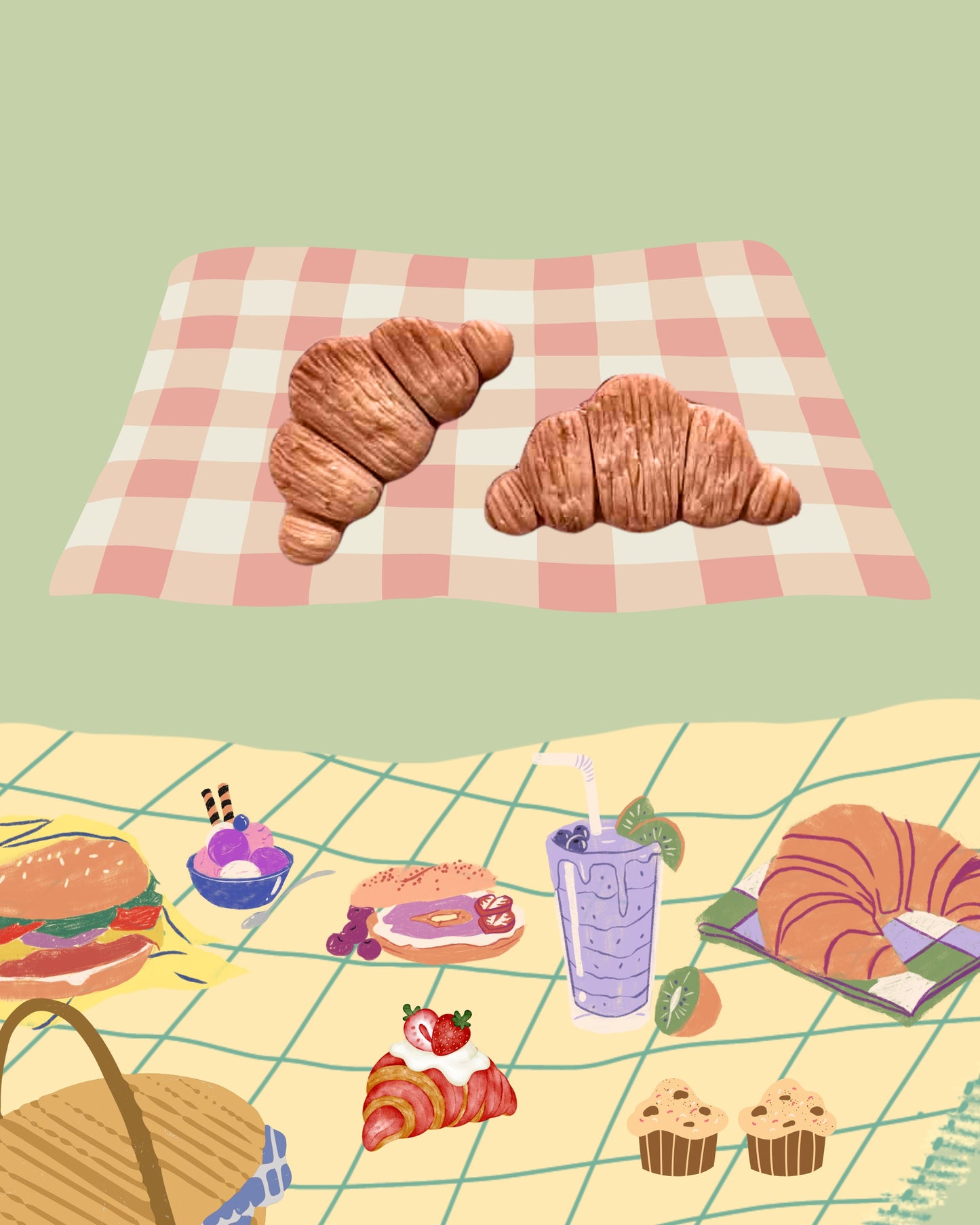 Buttery Croissant Studs